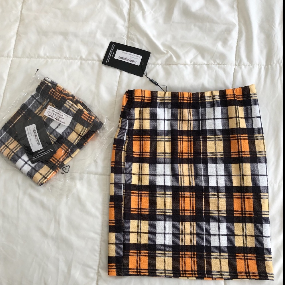 Plaid skirt!